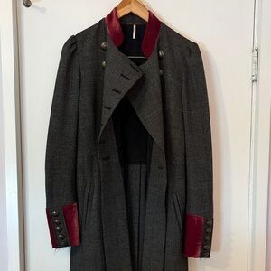 Vintage Free People Long Coat